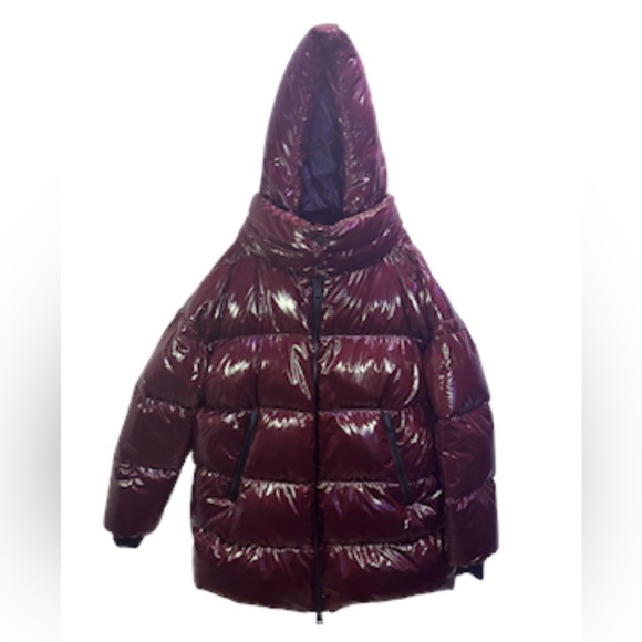 NWOT Herno Burgundy Puffer Coat - Picture 6 of 12